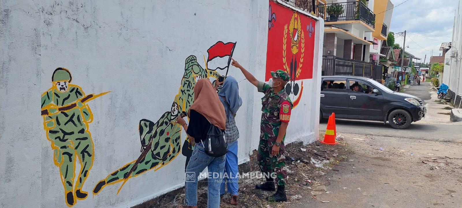 Anggota Koramil Panjang Ajak Millenial Membumikan Pancasila