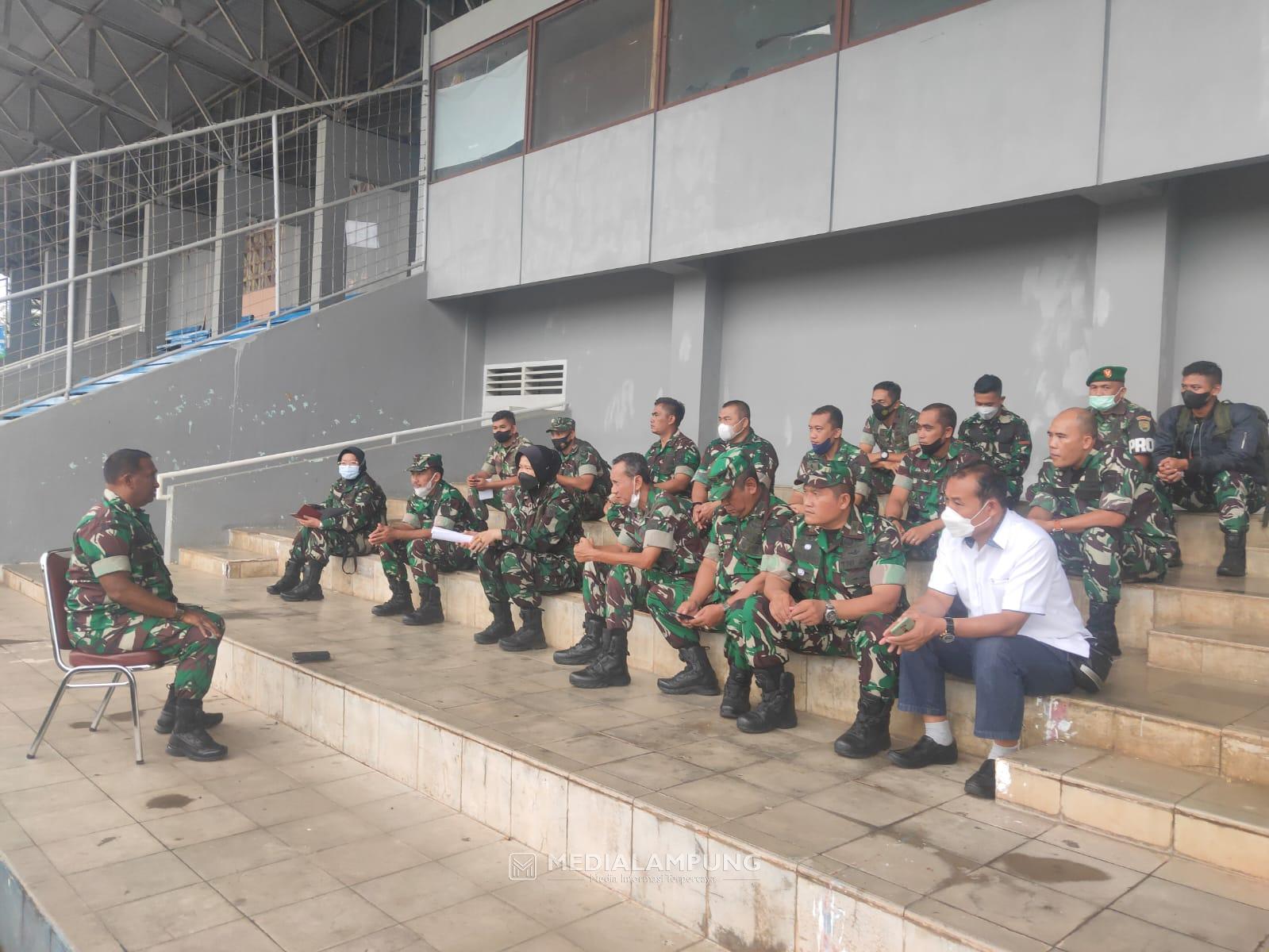 Kasdim KBL Tinjau Lokasi Pembukaan Seleksi Piala Kasad di Stadion Pahoman