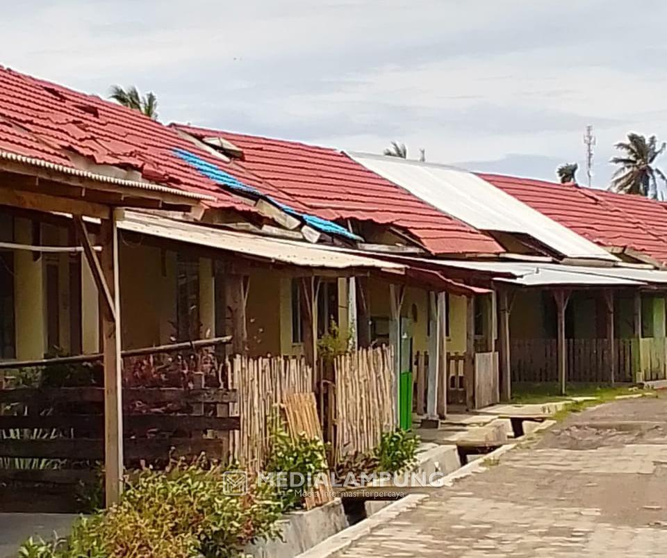 16 Rumah di Perumahan Nelayan Terdampak Angin Kencang