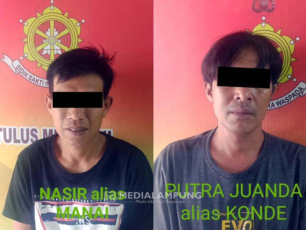Dua Pria Diamankan saat Transaksi Ganja di Jembatan Pedada