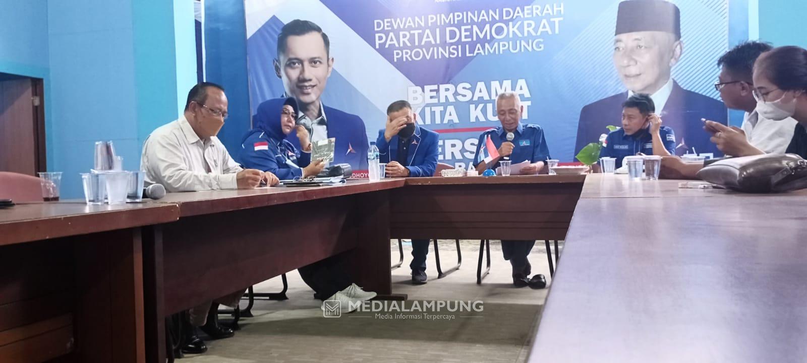 Ketua DPD Demokrat Lampung Edy Irawan Sebut Muscab Sudah Sesuai Aturan 