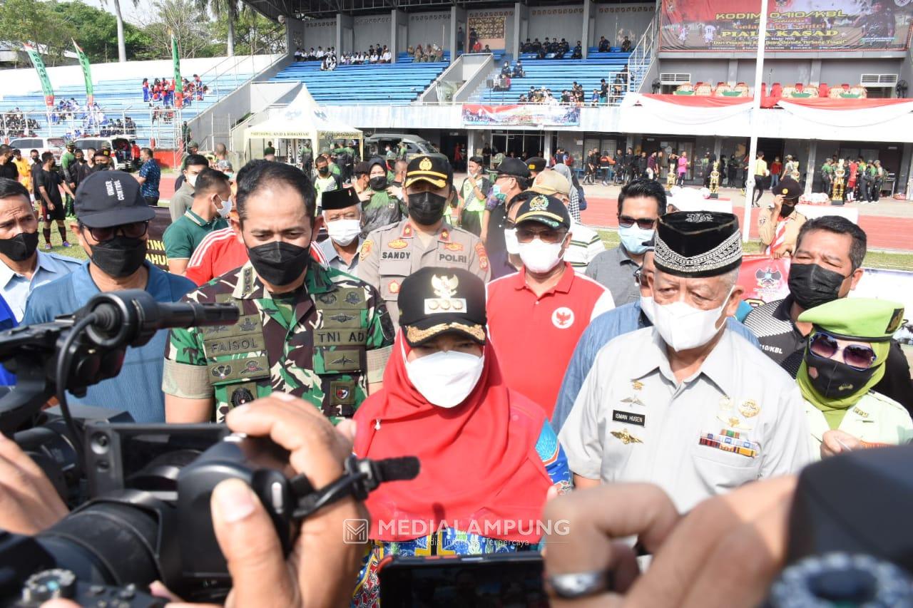 Walikota Bandarlampung Buka Liga Santri Piala KASAD Tahun 2022