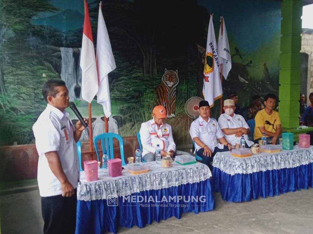 DPD Partai Berkarya Lamsel Gelar Konsolidasi di Kecamatan Jatiagung 