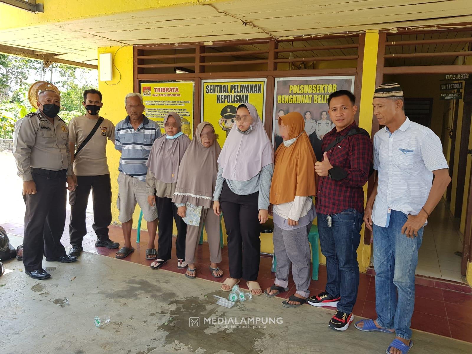 Polsek Bengkunat Tangkap Lima Pelaku Hipnotis Asal Bandarlampung