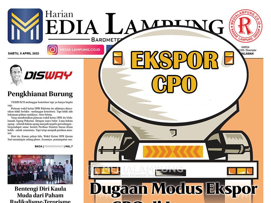E-Paper Harian Media Lampung Edisi 9 April 2022