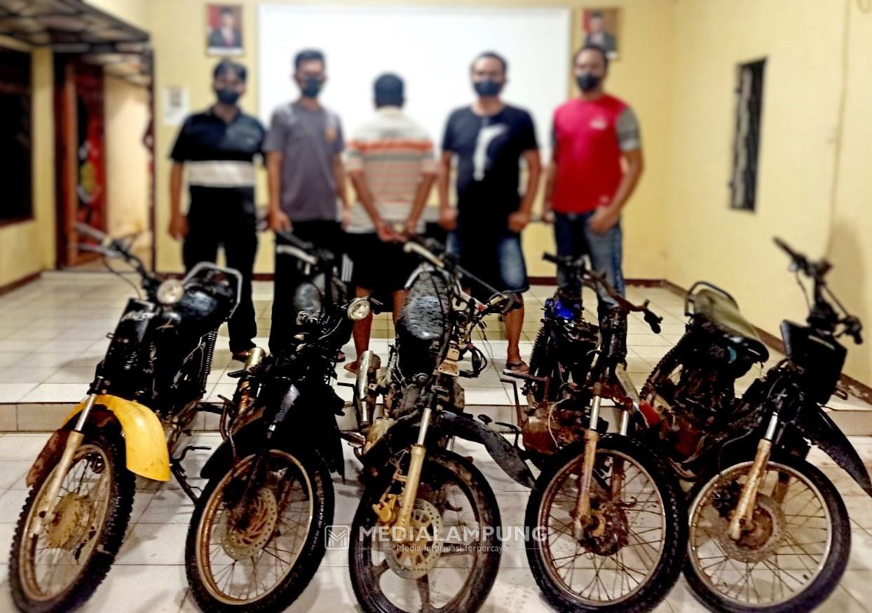 Curi 5 Motor, Pelaku Curanmor Kawakan Ini Akhirnya Ditangkap