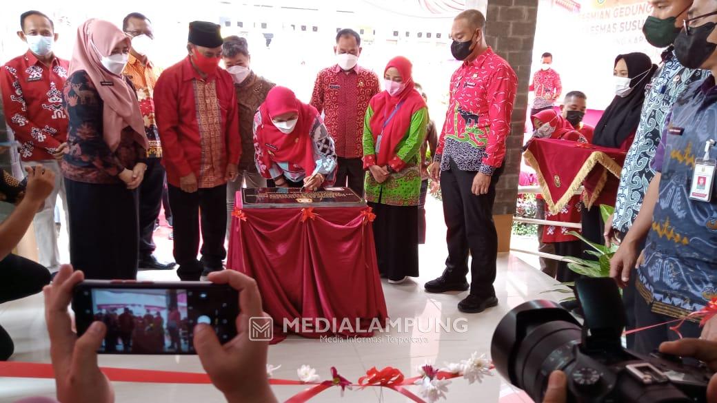 Walikota Bandarlampung Resmikan Puskesmas Rawat Jalan Susunan Baru