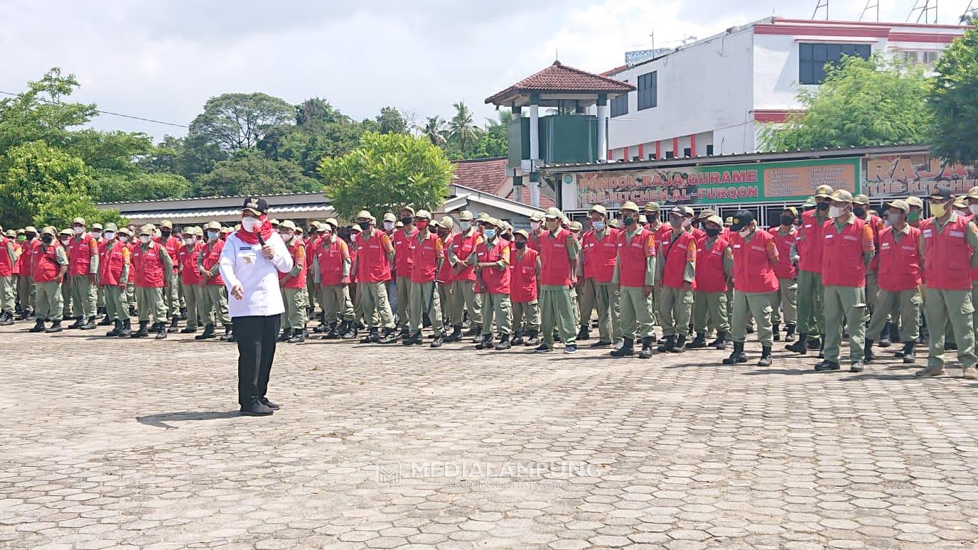 Jelang HUT APEKSI, Pemkot Bandarlampung Gelar Apel Kesiapan